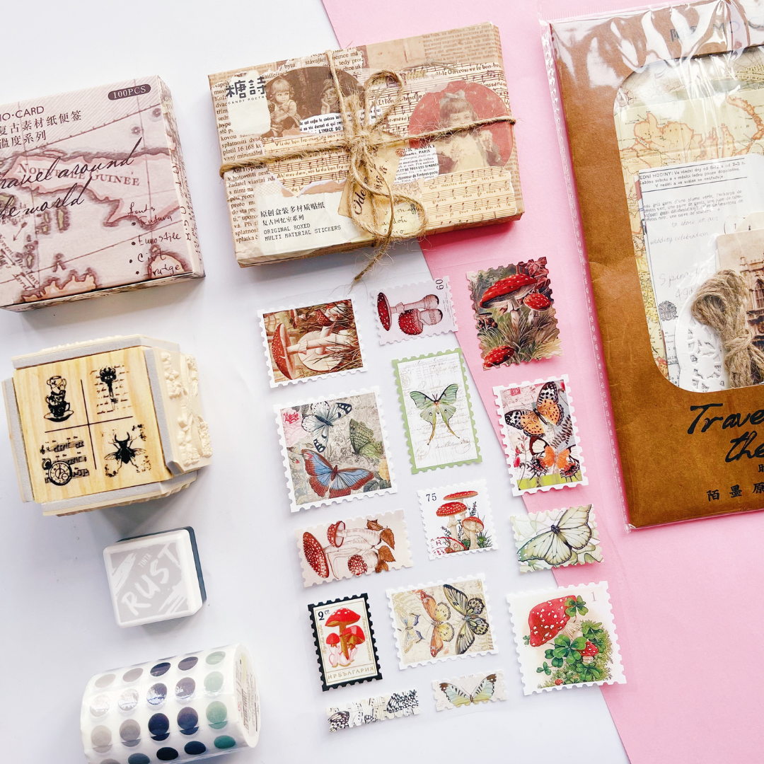 Stickers, Washitapes y Papel Decorado