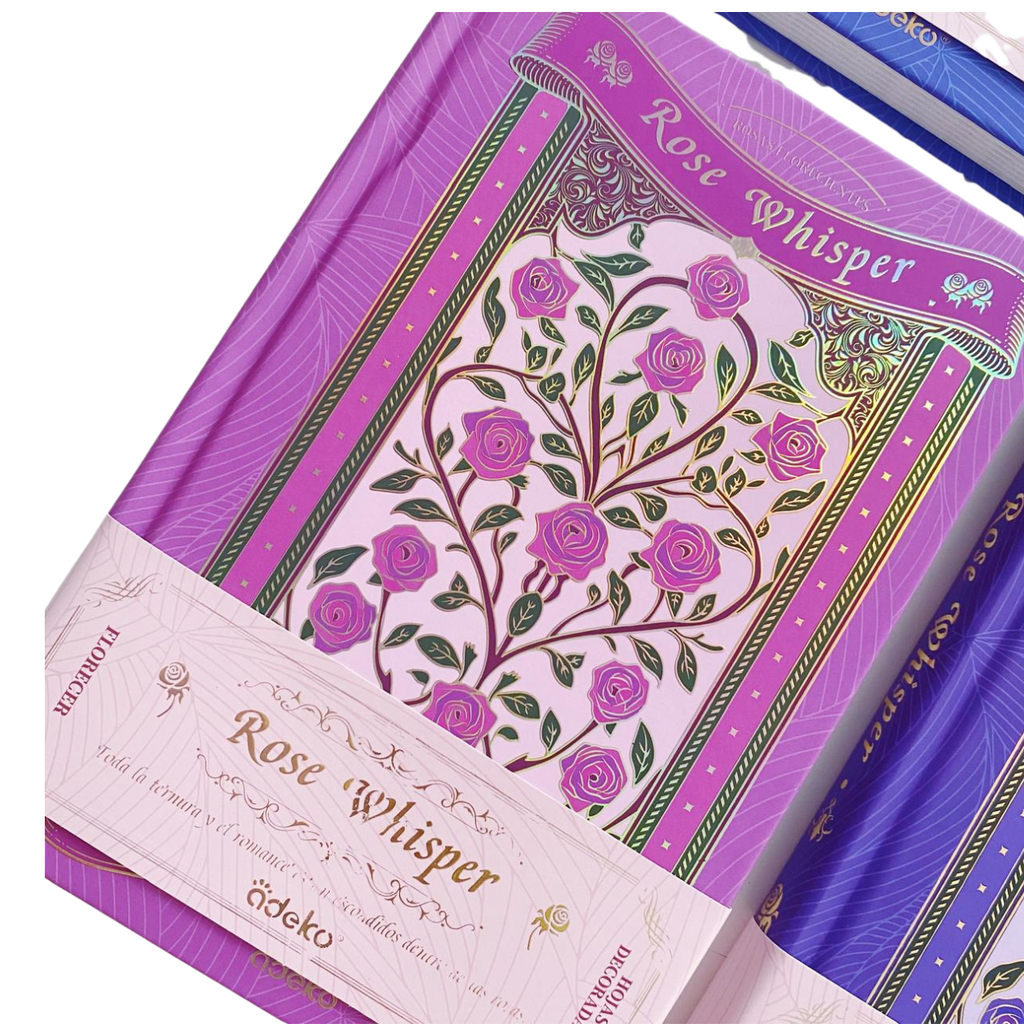 Libretas Hojas Decoradas Rose Whisper