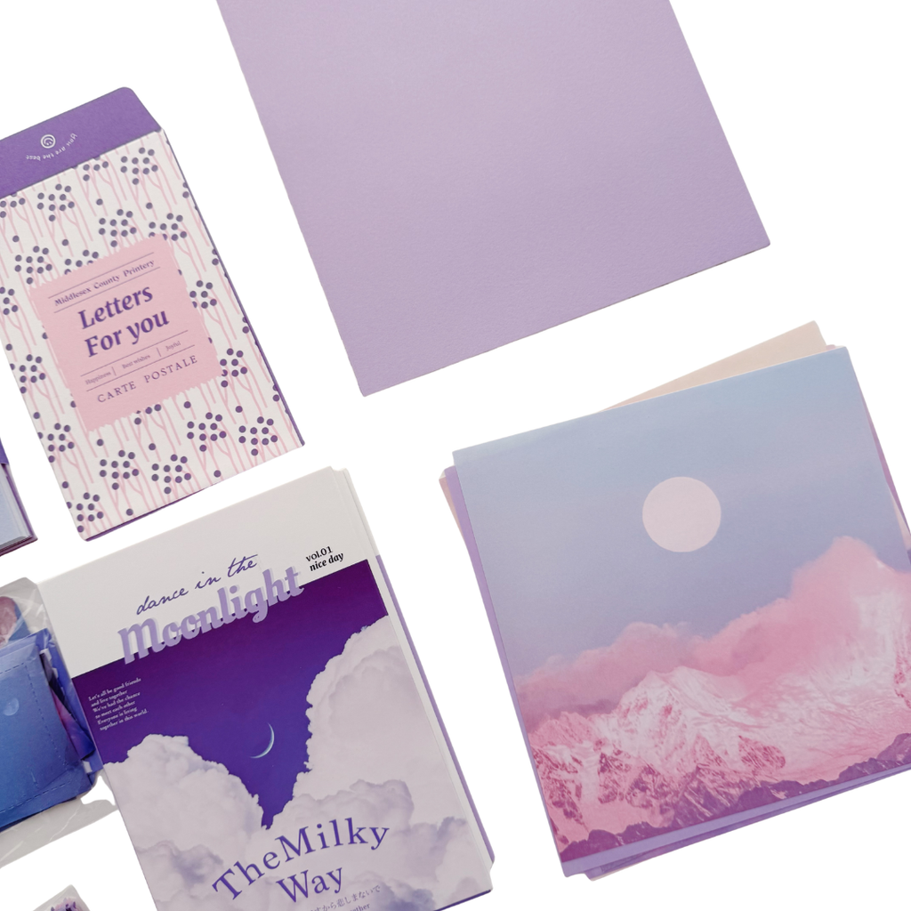 The Milky Way - Kit de Journal - Stickers, Papel Decorado y Washitapes