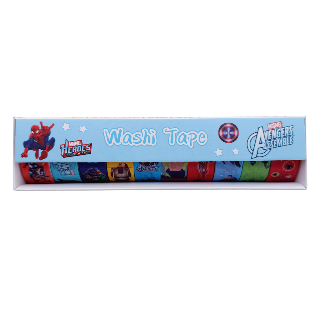 Set de WashiTapes Avengers – 10 rollos