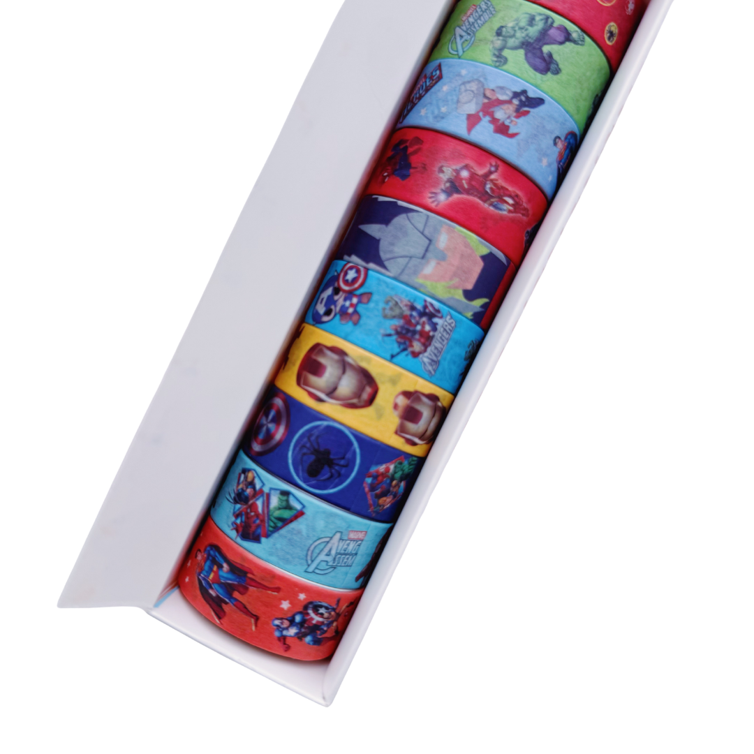 Set de WashiTapes Avengers – 10 rollos