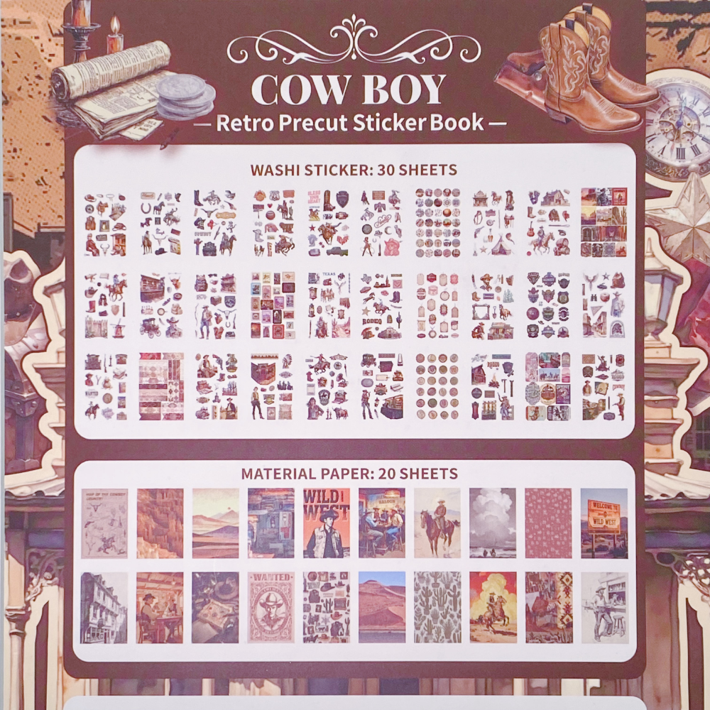 Cowboy - Revista Stickers y Papel Decorado