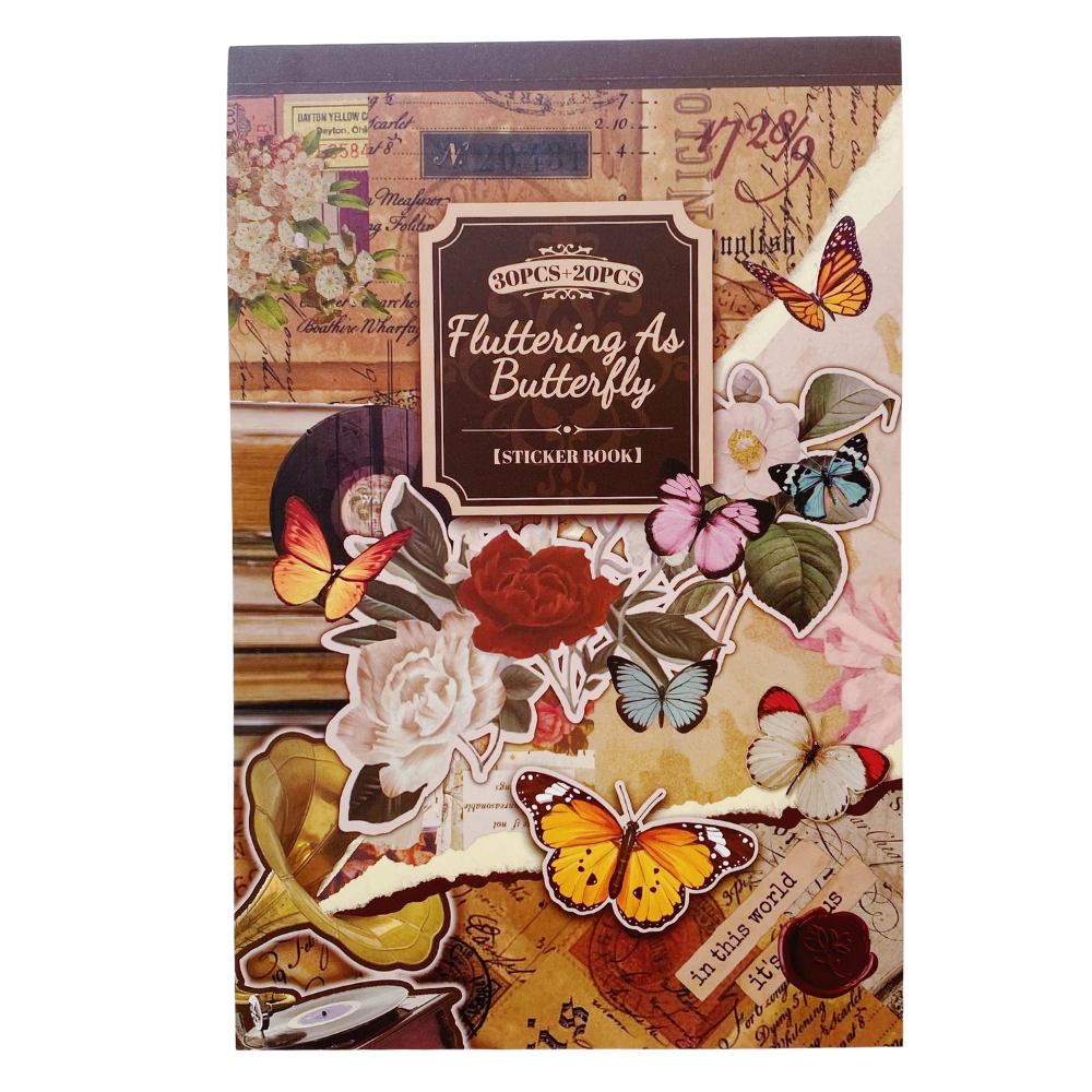 Fluttering As Butterfly - Revista Stickers y Papel Decorado