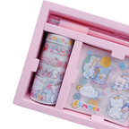 Kit de Papelería Summer Cute Day - Stickers y Washitapes