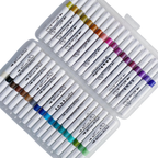Plumones Acrílicos Punta Pincel - Set Metálicos 36 Colores