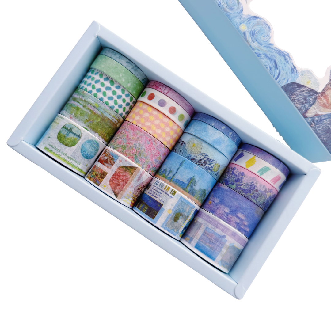 Set de Washi Tapes Artísticos – Inspiración Pintura