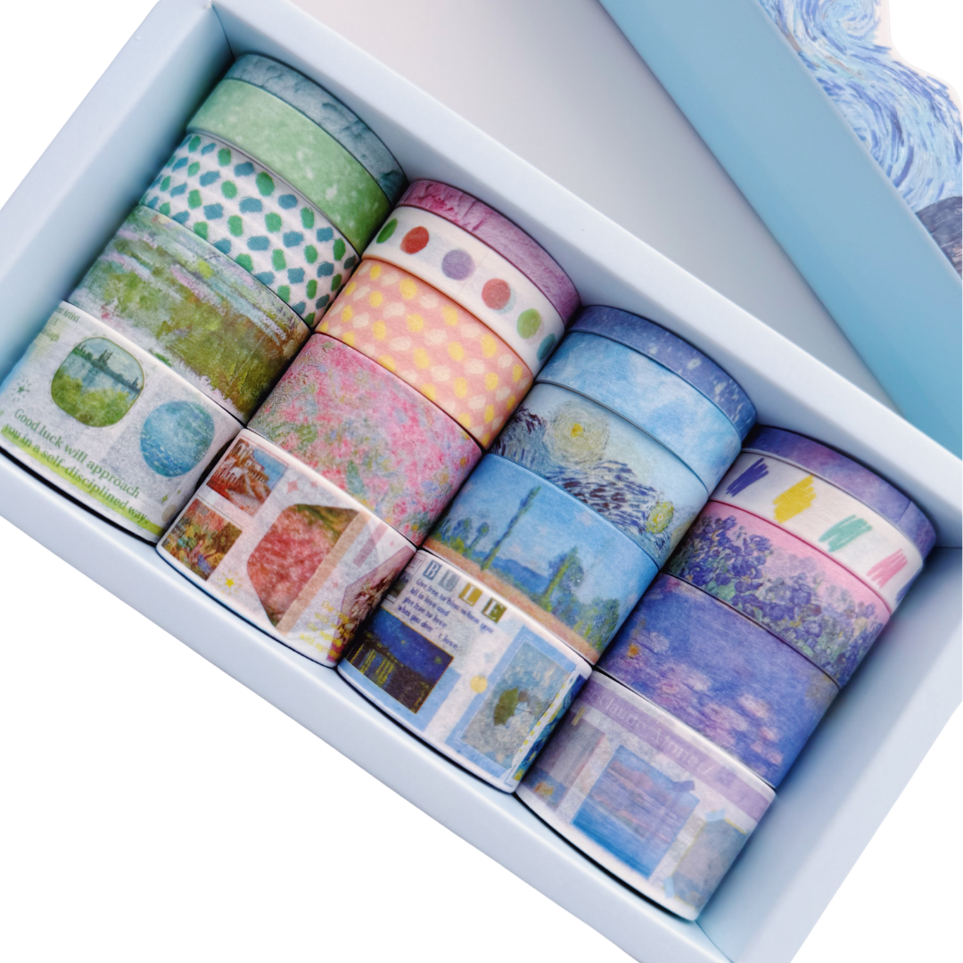 Set de Washi Tapes Artísticos – Inspiración Pintura