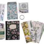 Plants Paradise - Kit de Journal - Stickers, Papel Decorado y Washitapes