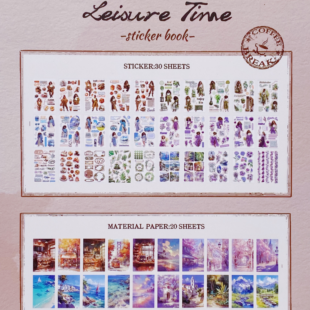 Leisure Time - Revista Stickers y Papel Decorado
