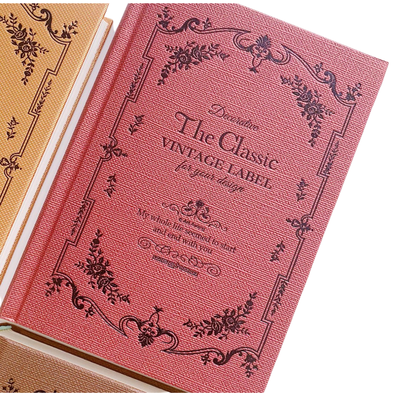 Libreta Hojas Decoradas The Classic Vintage Label