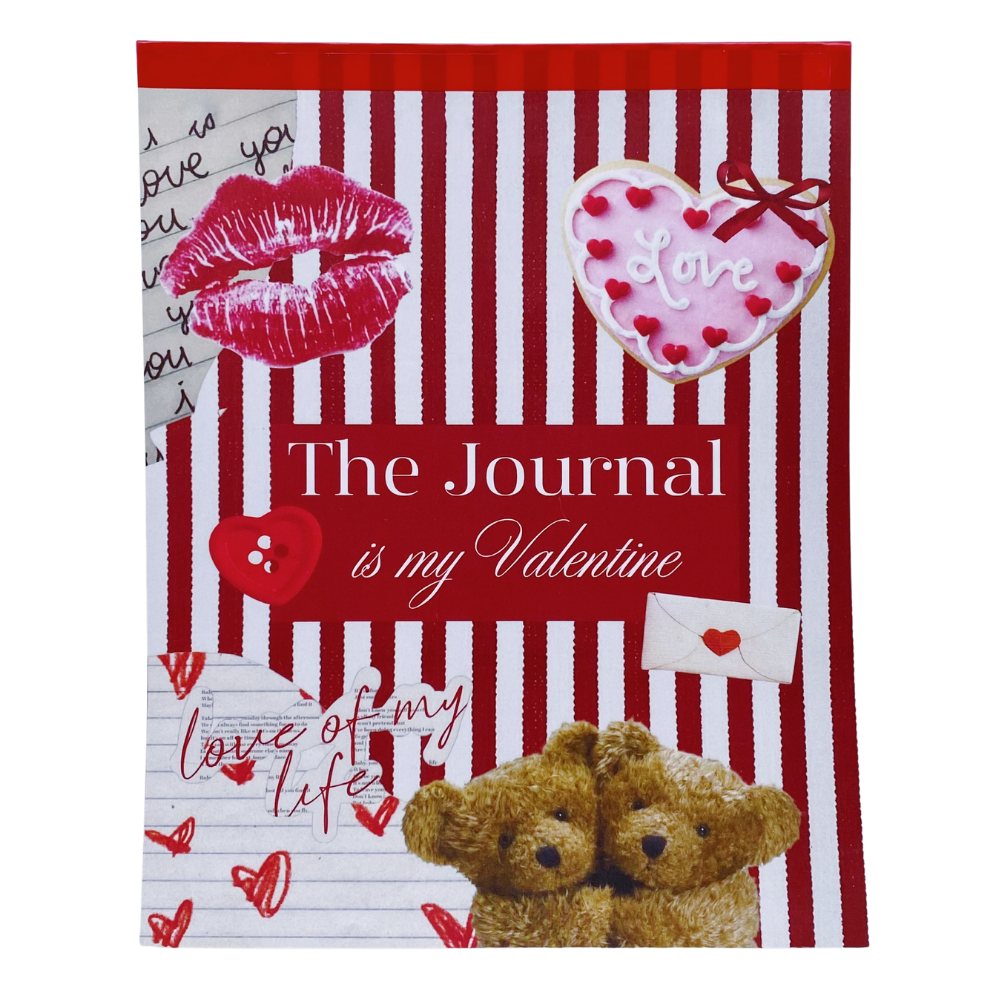 The Journal is my Valentine - Bloc Papel Decorado 24 Hojas