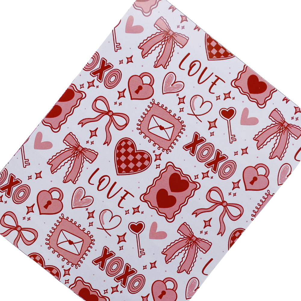 The Journal is my Valentine - Bloc Papel Decorado 24 Hojas