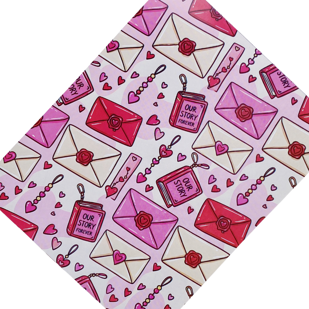 The Journal is my Valentine - Bloc Papel Decorado 24 Hojas