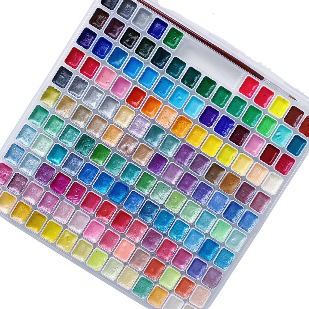 Acuarelas 150 - Colores Metálicos y Básicos