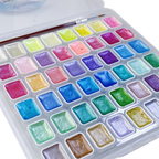 Acuarelas 48 - Colores Metálicos