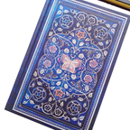 Libreta Hojas Decoradas Mariposa Con Textura