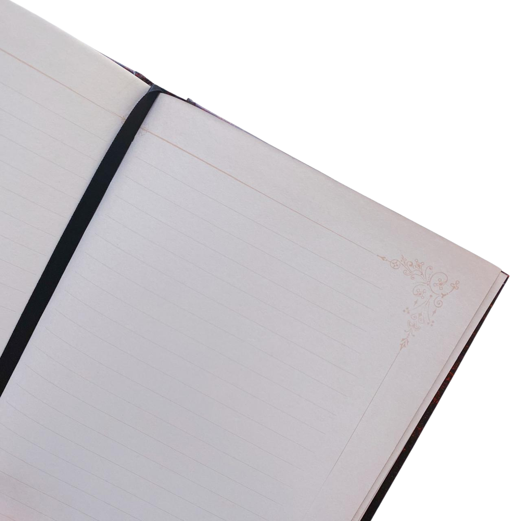 Libreta Hojas Decoradas Mariposa Con Textura
