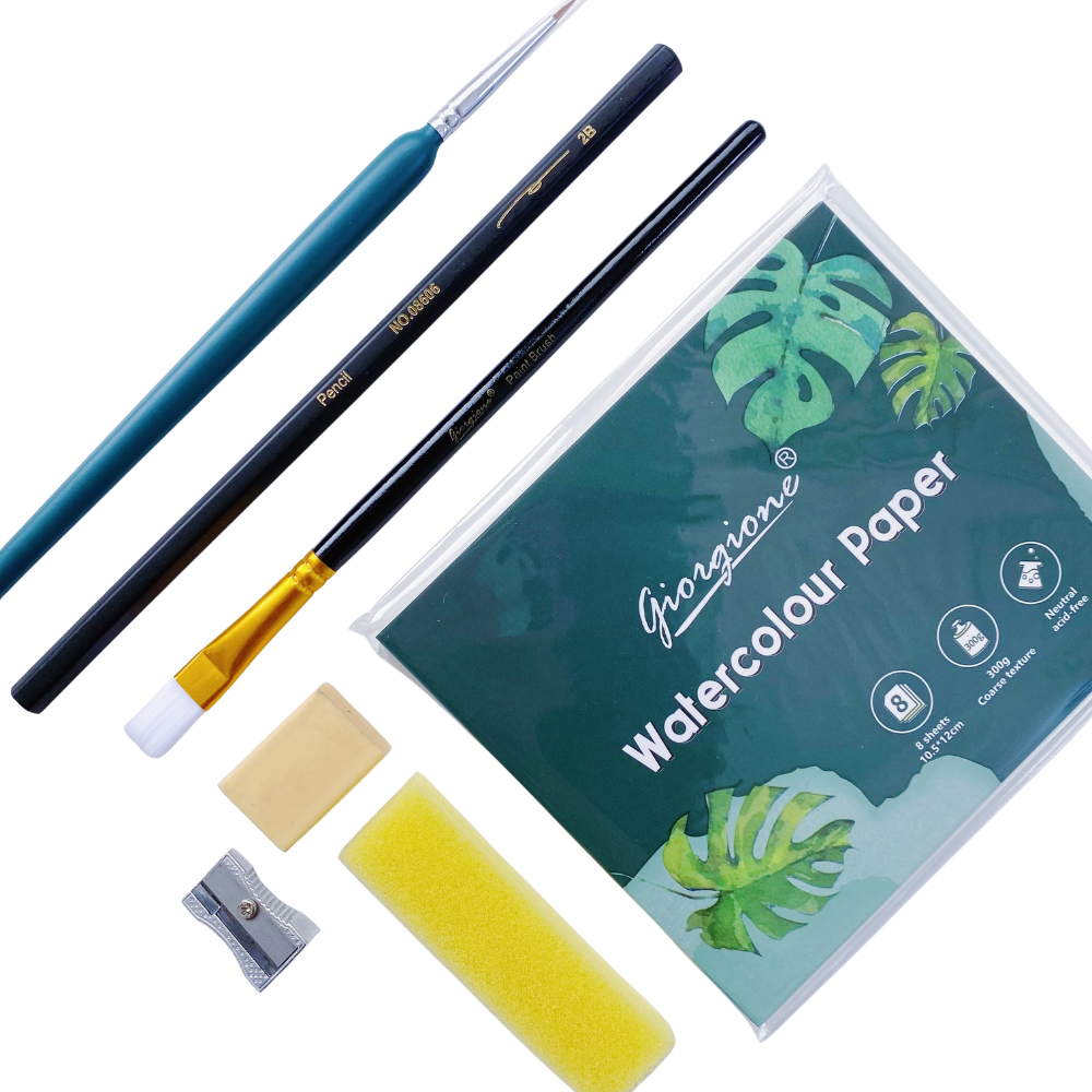 Acuarela Profesional Giorgione - 72 Colores Metálicos y Básicos
