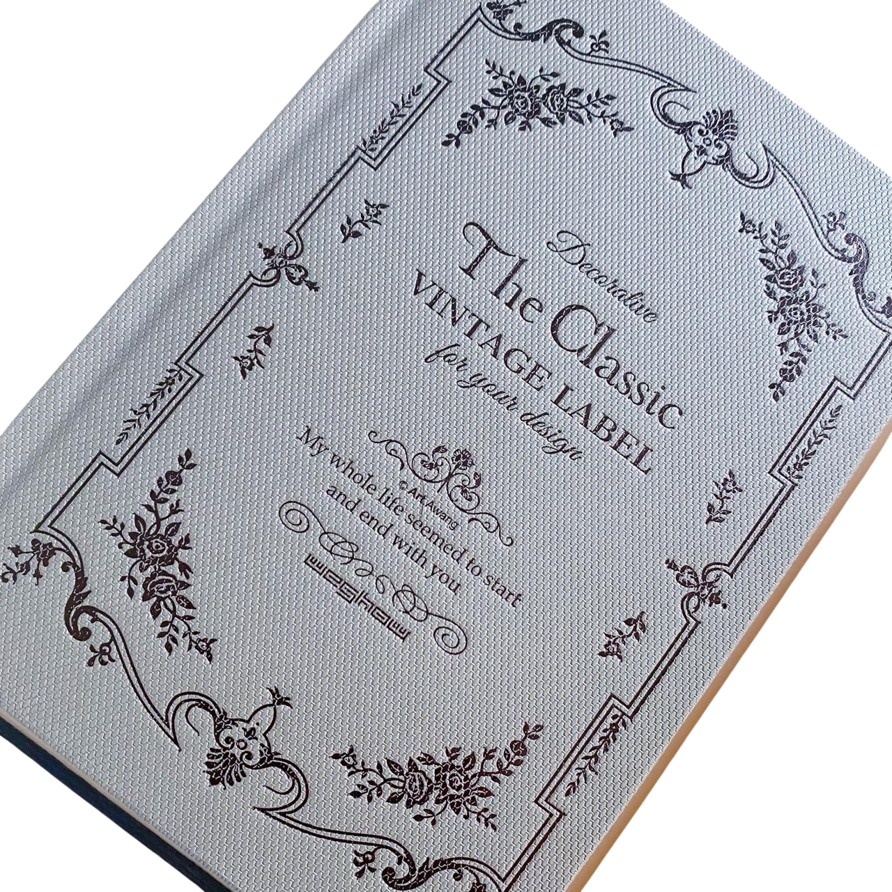 Libreta Hojas Decoradas The Classic Vintage Label
