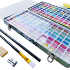 Acuarela Profesional Giorgione - 168 Colores Metálicos y Básicos