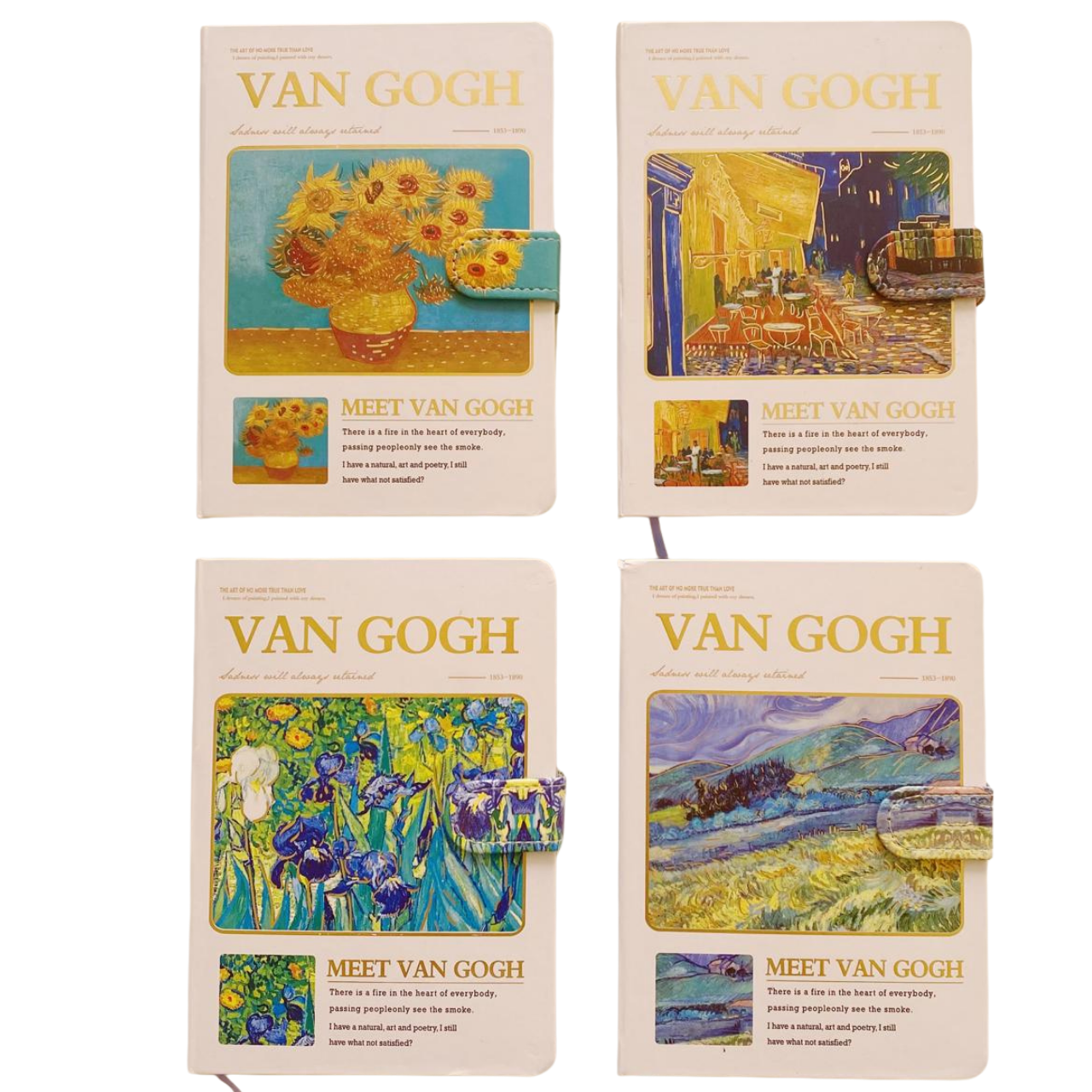 Libreta Hojas De Cuadro Meet Van Gogh