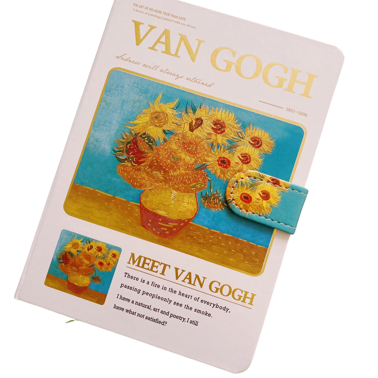 Libreta Hojas De Cuadro Meet Van Gogh
