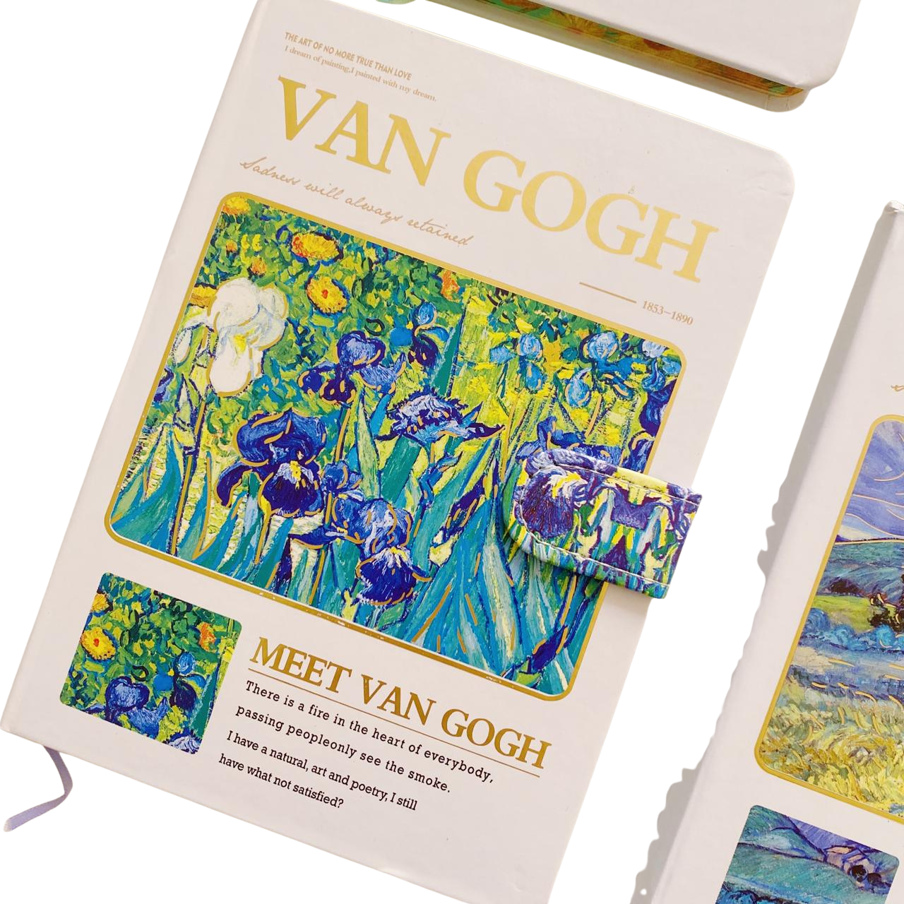 Libreta Hojas De Cuadro Meet Van Gogh