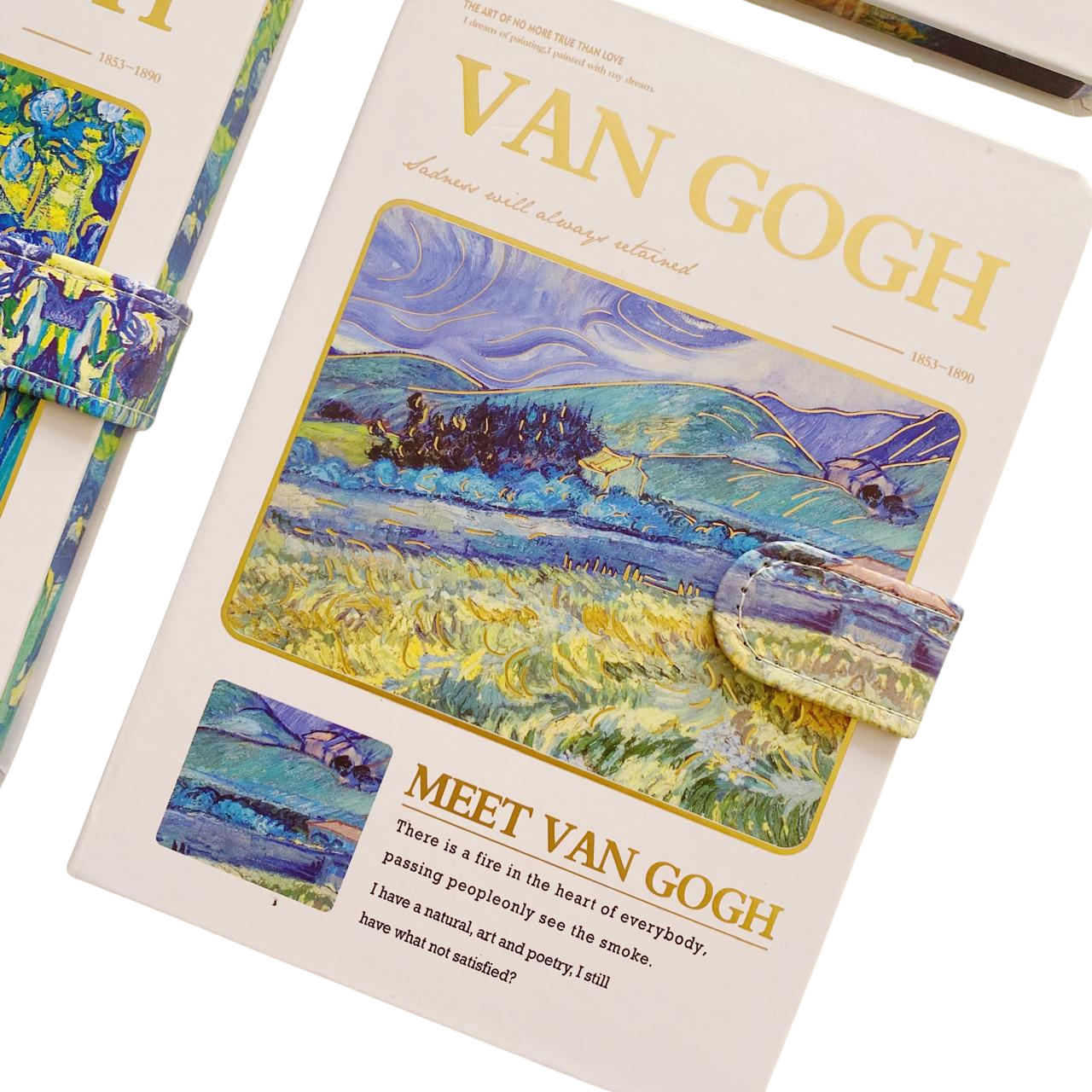 Libreta Hojas De Cuadro Meet Van Gogh