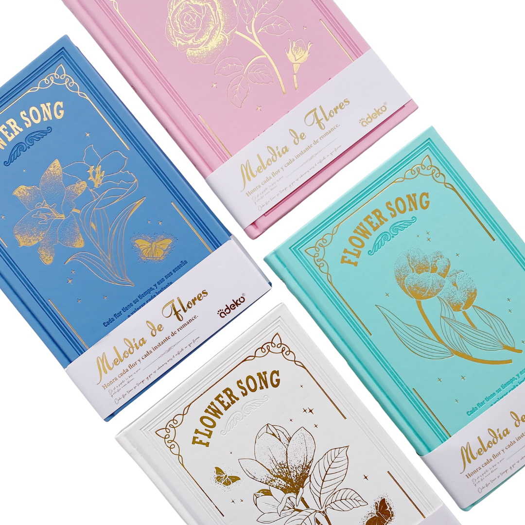 Libreta Decorada Flower Song