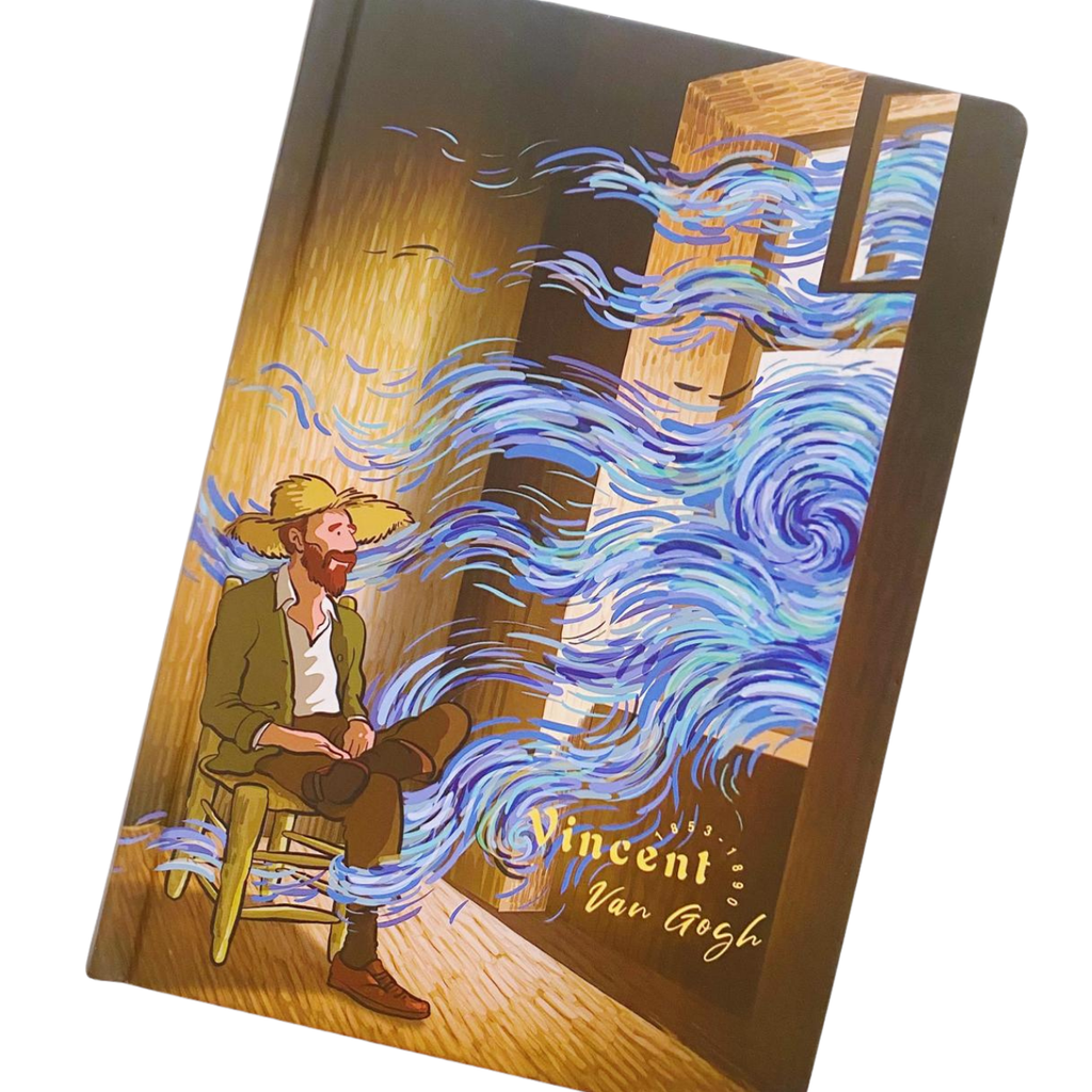 Libreta De Hojas Decorada Van Gogh Comic