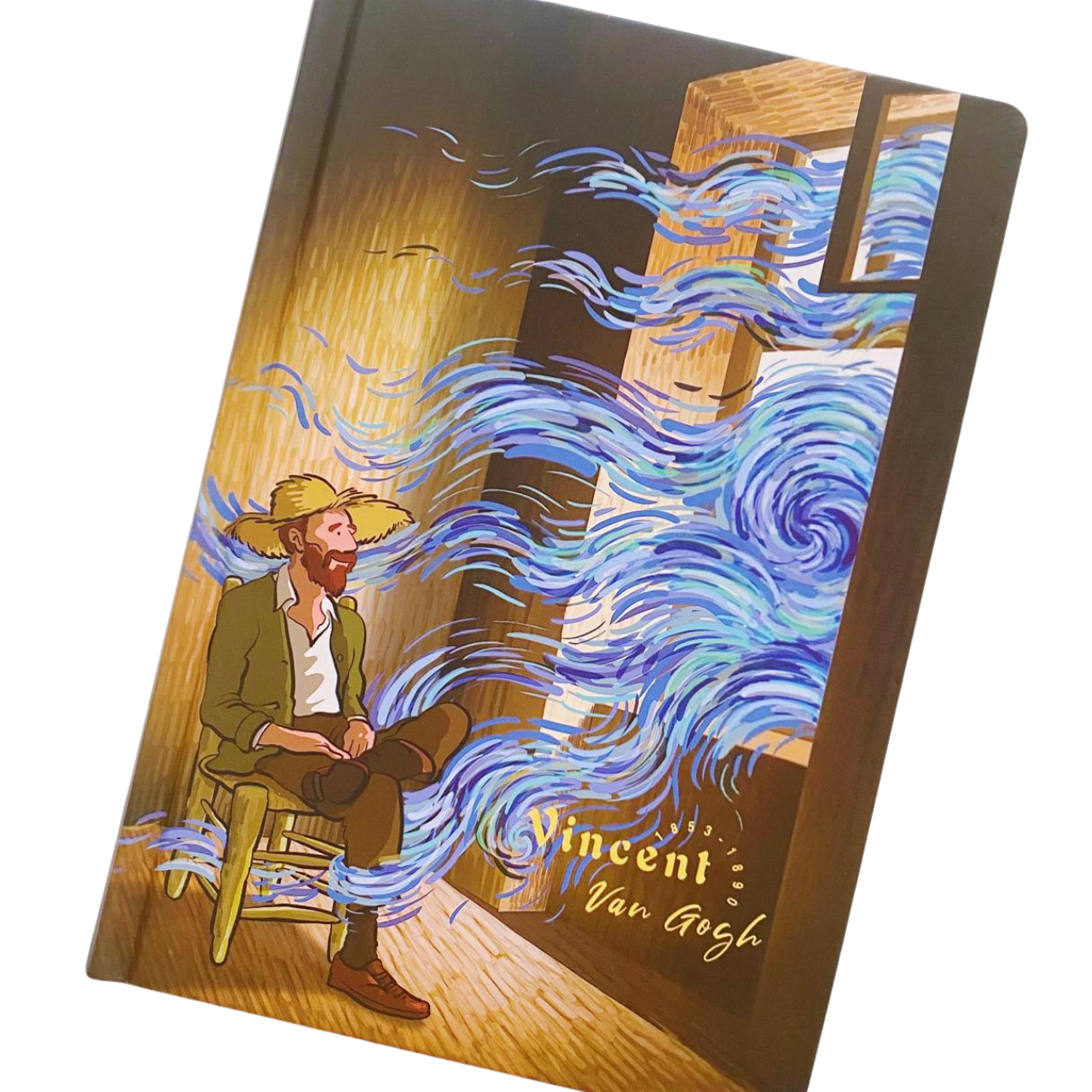 Libreta De Hojas Decorada Van Gogh Comic