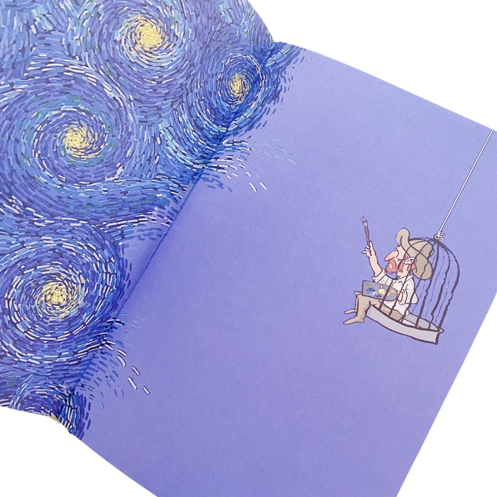 Libreta De Hojas Decorada Van Gogh Comic