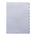 Hojas de Cuadro Chico para Cuaderno de Discos