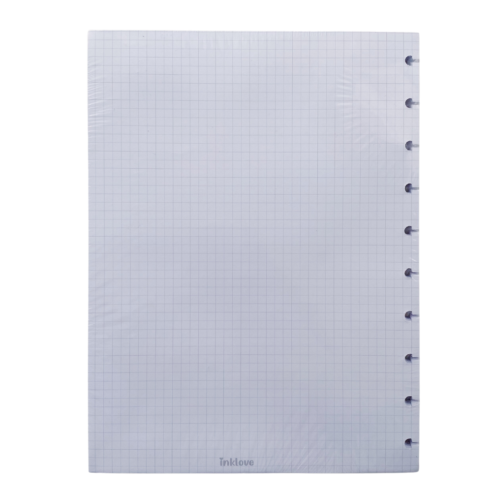 Hojas de Cuadro Chico para Cuaderno de Discos