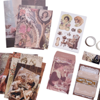 Victorian Style - Kit de Journal - Stickers, Papel Decorado y Washitapes