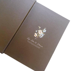 Libreta Hojas Decoradas Flower Marco Negro