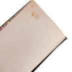 Libreta Hojas Decoradas Flower Marco Negro