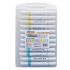 Plumones Acrílicos Doble Punta - Set Pastel 24 Colores