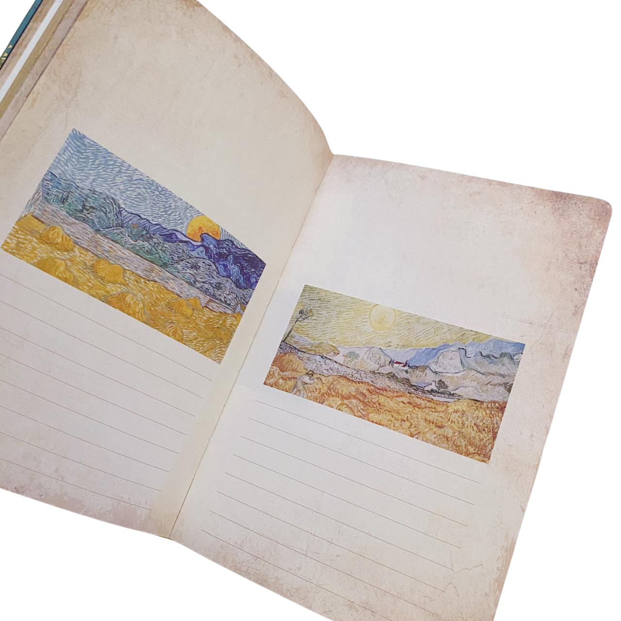 Libreta Van Gogh Hojas Decorada Con Foil