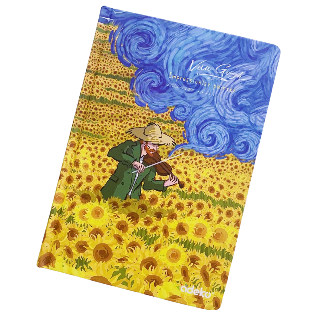 Libreta De Hoja Decorada Van Gogh Impressionist Painter