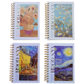 Libreta Van Gogh Hojas Decoradas Con Espiral