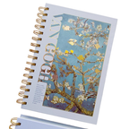 Libreta Van Gogh Hojas Decoradas Con Espiral