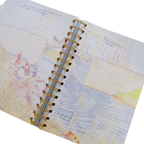 Libreta Van Gogh Hojas Decoradas Con Espiral