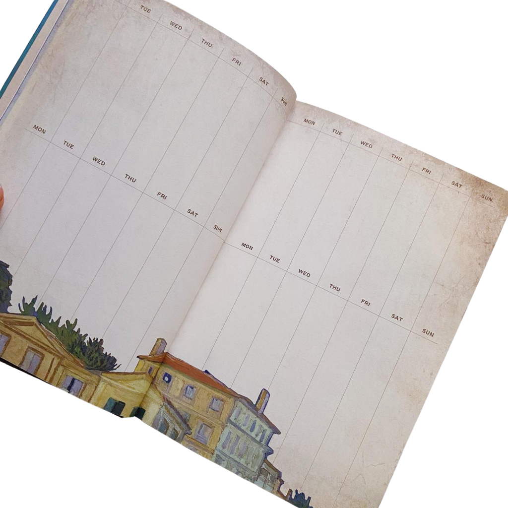 Libreta Van Gogh Hojas Decoradas Y Textura