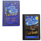 Libreta Van Gogh Hojas Decoradas Marco Dorado