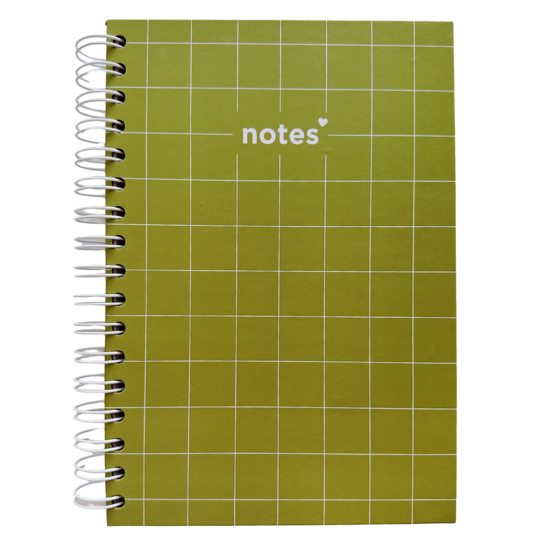 Libreta Lovely Notes Verde Olivo de Arillo