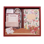 Letter From Flowers - Kit de Journal - Stickers, Papel Decorado y Washitapes