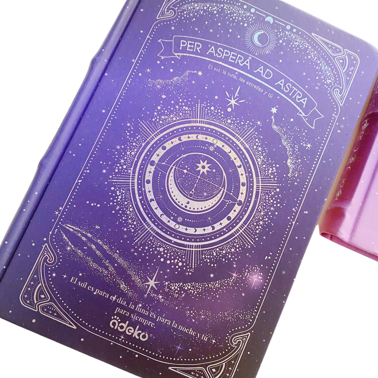 Libreta De Hojas Decoradas Per Aspera Ad Astral