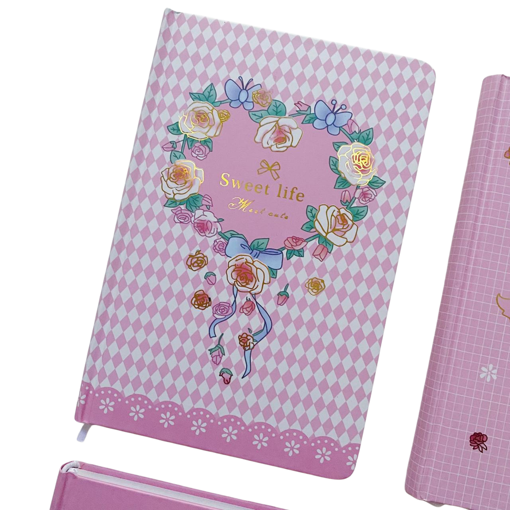 Libreta Hojas Decoradas Sweet Life