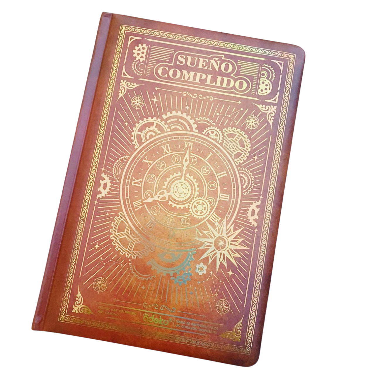 Libreta Hojas Decoradas Sueño Cumplido